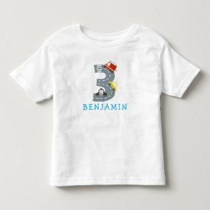Pour Les Tous Petits Transport 3e anniversaire de fête Baby T-shirt