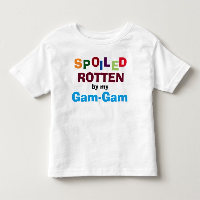 Pour Les Tous Petits Trempé Par Mon T-Shirt Bébé Gam-Gam (Devant)