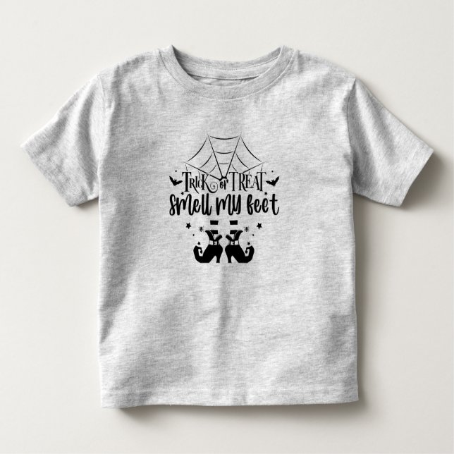 Pour Les Tous Petits Trick Ou Treat Halloween Toddler T-Shirt (Devant)