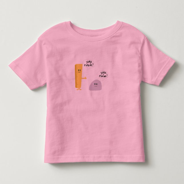 Pour Les Tous Petits Tu joues la règle du t-shirt à poignée (Devant)