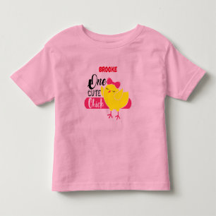 POUR LES TOUS PETITS "UN POULET CUT" T-SHIRT PERSONNALISÉ TODDLER