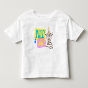 Pour Les Tous Petits Wild & Trois 3e anniversaire Zebra T-Shirt