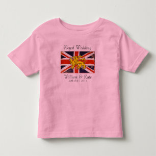 Pour Les Tous Petits William & Kate Royal Mariage T-shirt enfant