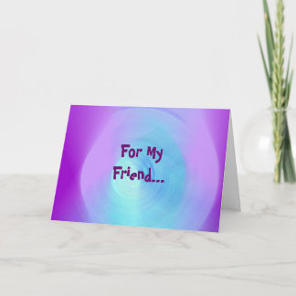 Pour Mon Ami... Carte