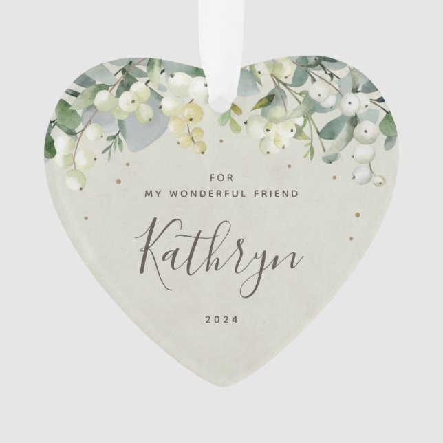 Pour Mon Ami Noël Coeur Non Photo (devant)