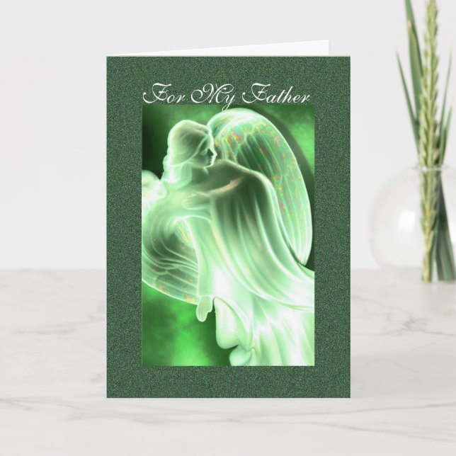 Pour Mon Père - Carte de voeux Angel (Devant)