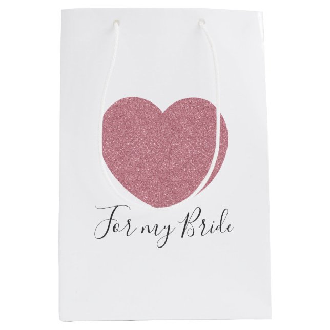 Pour mon sac de cadeau de jeune mariée (Devant)