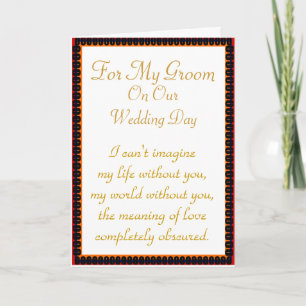 Pour My Groom : Carte