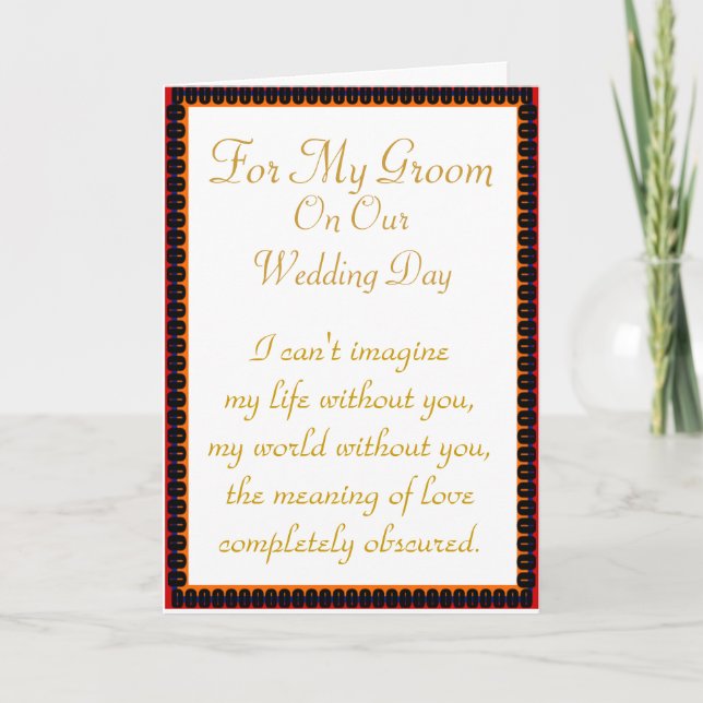 Pour My Groom : La Carte du Monde (Devant)
