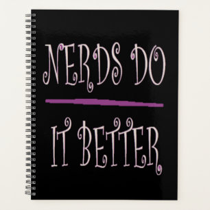 pour Nerds noir avec texte fantaisie