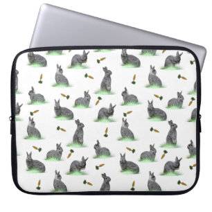 Pour Ordinateur Portable Housse d'ordinateur Bunny Carrot Craze (choisir la
