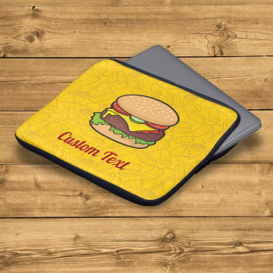 Pour Ordinateur Portable Housse d'ordinateur Cheeseburger