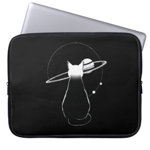 Pour Ordinateur Portable Housse d'ordinateur Cosmic Cat Minimalist Line Art