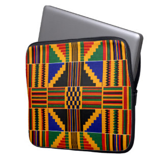 Pour Ordinateur Portable Housse d'ordinateur en tissu Kente