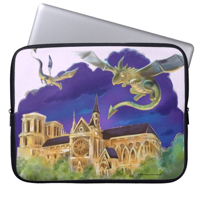 Pour Ordinateur Portable Housse d'ordinateur Gargouille Notre Dame - Paris (Devant)