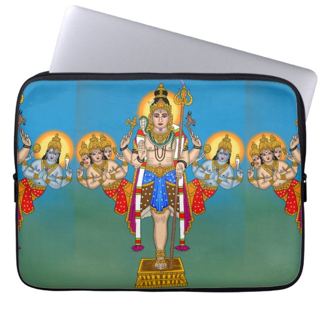 Pour Ordinateur Portable Housse d'ordinateur Lord Ekpada Shiva (Devant)