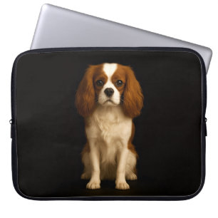 Pour Ordinateur Portable Housse d'ordinateur Luxe Noir 4, Cavalier King Cha