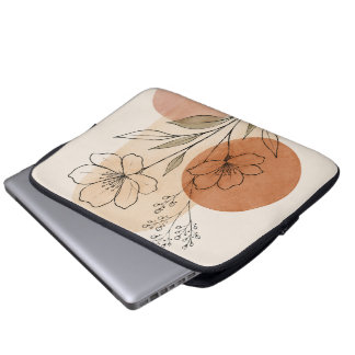 Pour Ordinateur Portable Housse d'ordinateur minimaliste à motifs botanique