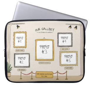 Pour Ordinateur Portable Housse d'ordinateur personnalisée avec galerie d'a