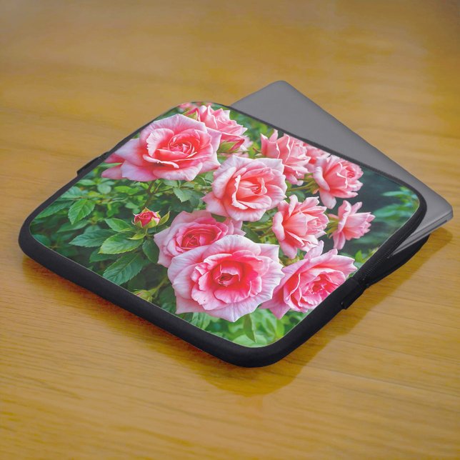 Pour Ordinateur Portable Housse d'ordinateur Roses Roses (Laptop sleeve with pink roses)