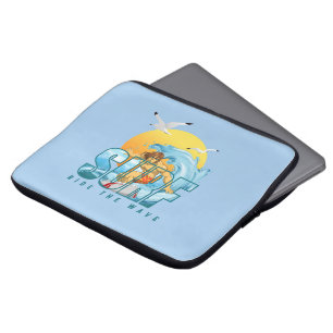 Pour Ordinateur Portable Le surfeur fait le tour de la vague Housse d'ord