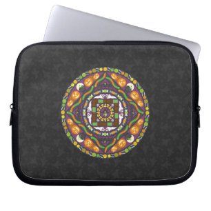Pour Ordinateur Portable Tricks et friandises mandala housse d'ordinateur p