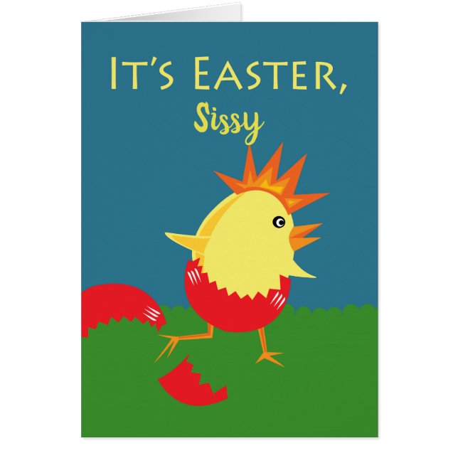 Pour Soeur Personnalisée Avant Pâques Obtenez Crac (Devant)