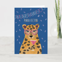 Pour Son Cocktail Cheetah Purrfection Carte Annive