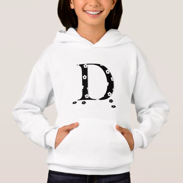 pour sweat - shirt à capuche modèle initial (Devant)
