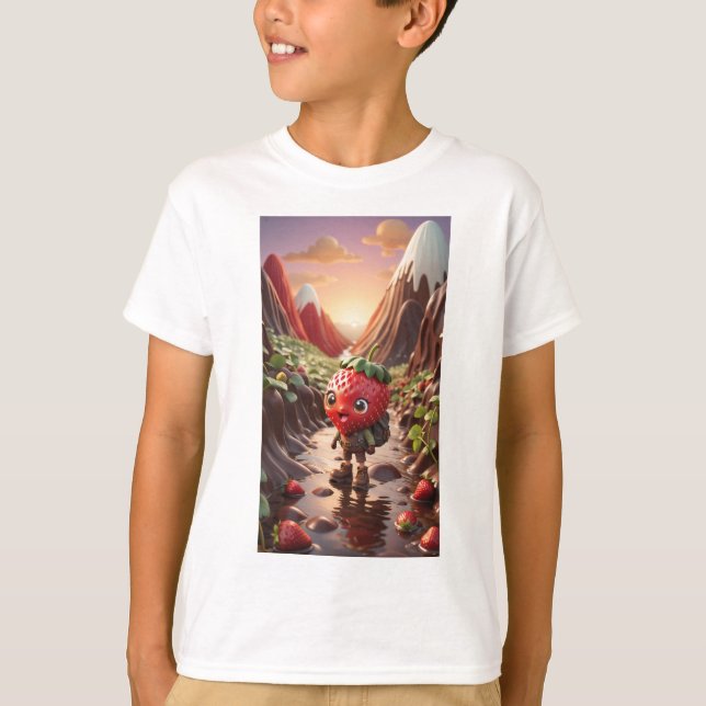 pour T-shirt Design : "Inktober Jour 8 : Randonnée (Devant)