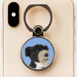 Pour Téléphone Bague téléphonique - Portrait de poupée de chien