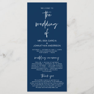 Pour toujours amoureux, Programme de mariage bleu