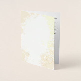 Pour toujours, carte de voeux pliée Valentine