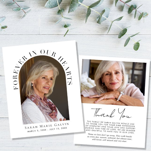 Pour toujours dans nos coeurs Photos Merci commémo (Créateur téléchargé)