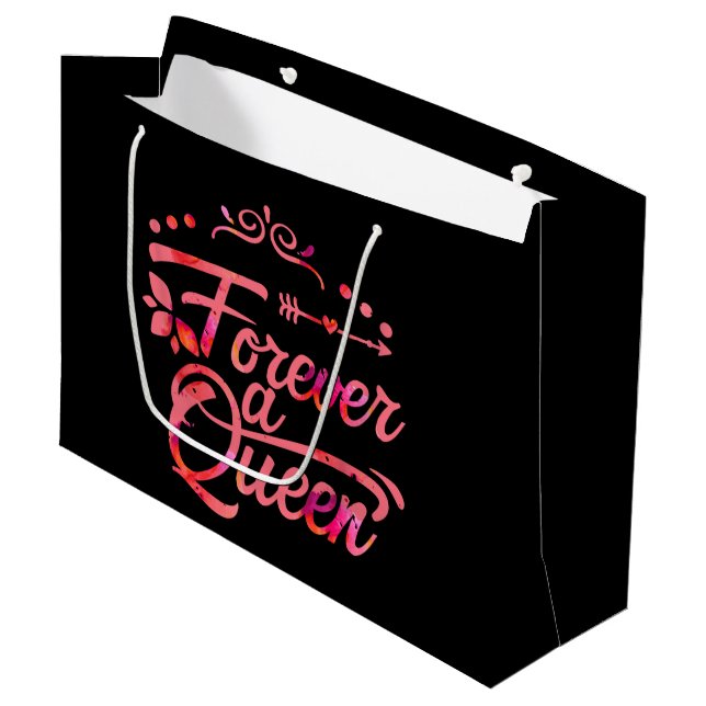 Pour toujours un sac cadeau Queen (Devant Angle)