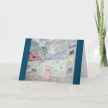 Pour tout Amoureux des chats - Carte "Starry Night