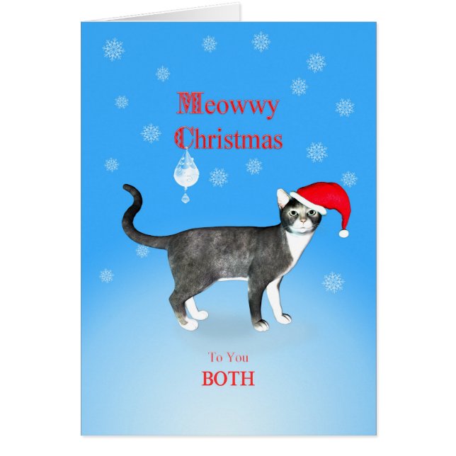 Pour un couple, Meowwy Christmas cat (Devant)