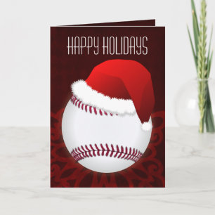 pour un joueur de baseball les cartes de Noël