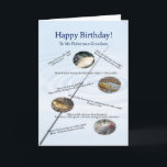Pour un petit-fils, Fishing plaisante carte d'anni<br><div class="desc">Faites rigoler les pêcheurs avec ces terribles plaisanteries louches ! Une carte d'anniversaire pour faire grogner n'importe quel pêcheur !</div>
