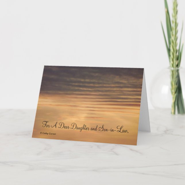 Pour une carte d'anniversaire de mariage pour une  (Devant)