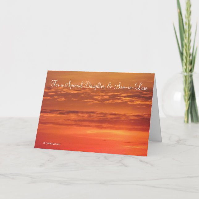 Pour une Fille Spéciale & un "Fils"  Carte d'Anniv (Devant)