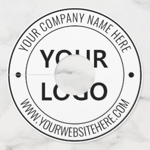 Pour Verre De Vin Étiquette Logo personnalisé Info texte Votre entre