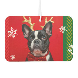 Pour Voiture Désodorisant BOULEDOGUE DE NOEL