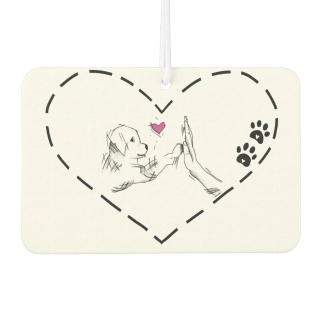 Pour Voiture Désodorisant cœur (Devant)