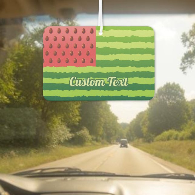 Pour Voiture Désodorisant Drapeau Pastèque (Créateur téléchargé)