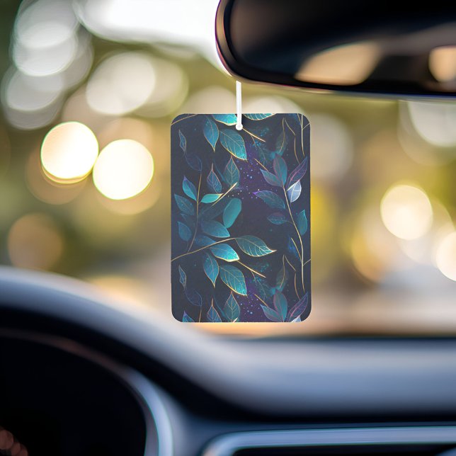 Pour Voiture Désodorisant Feuilles Bleues Lumineuses (Lovely air freshener for your car!)