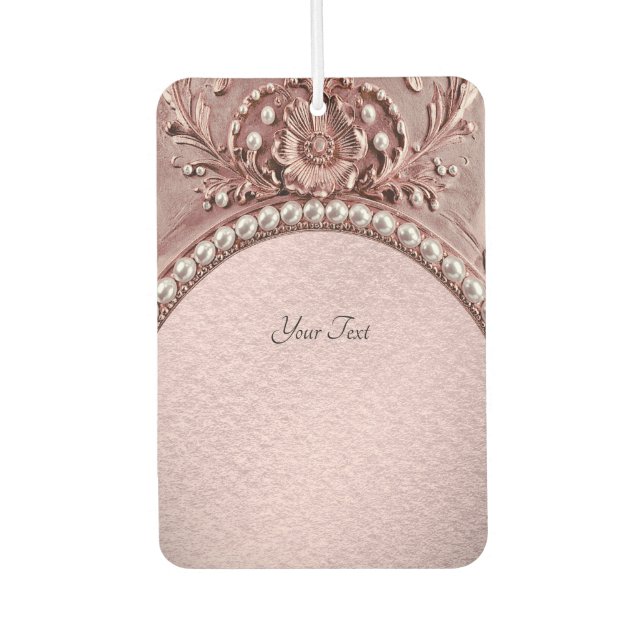 Pour Voiture Désodorisant Fleur Rose (Devant)