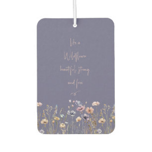 Pour Voiture Désodorisant floral aquarelle coloré