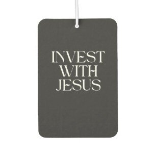 Pour Voiture Désodorisant Investissez avec Jésus