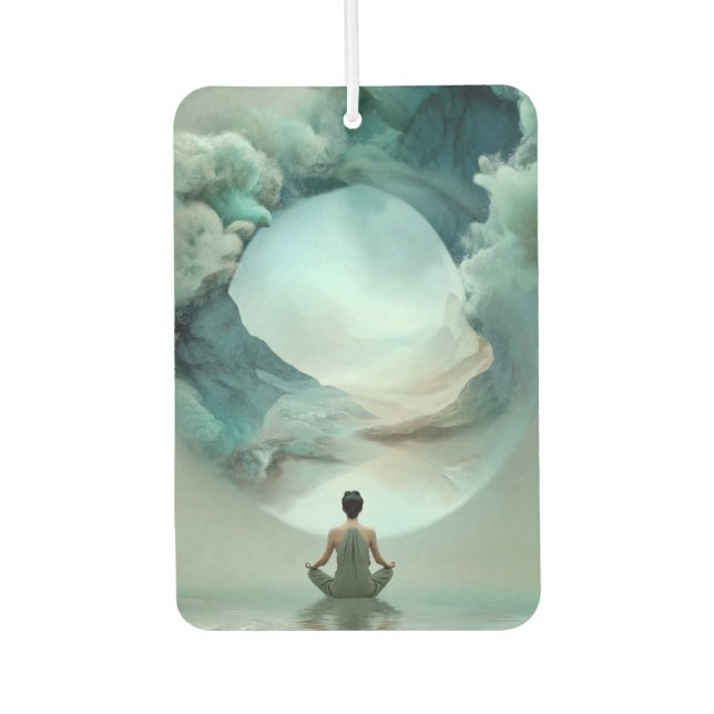 Pour Voiture Désodorisant Mystique Zen Méditation   (Devant)